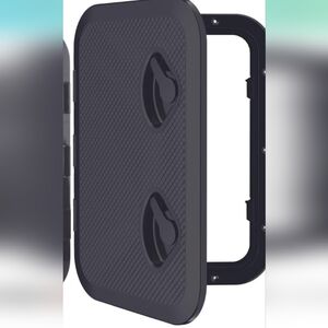 SEAFLO Marine Boat Deck Access Hatch & Lid 17.3" x 12.4", Black, 440mm x 315mm
